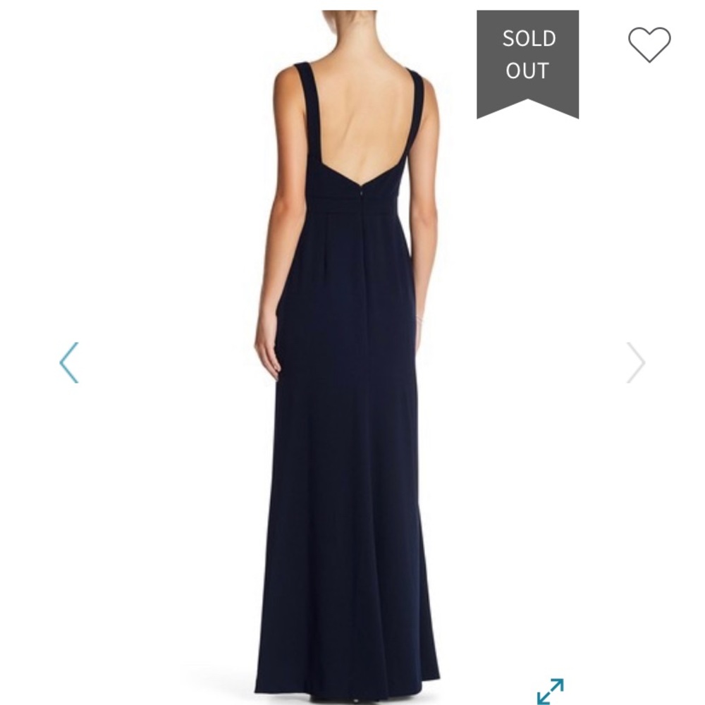 Vera Wang Navy Gown size 6